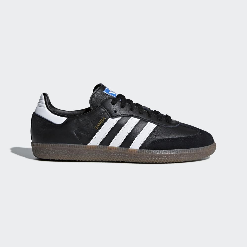 Adidas Women's Samba OG Originals Shoes Black/White Ireland BD7686